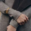 Bransoletka Éole w wersji z taupe skórą
