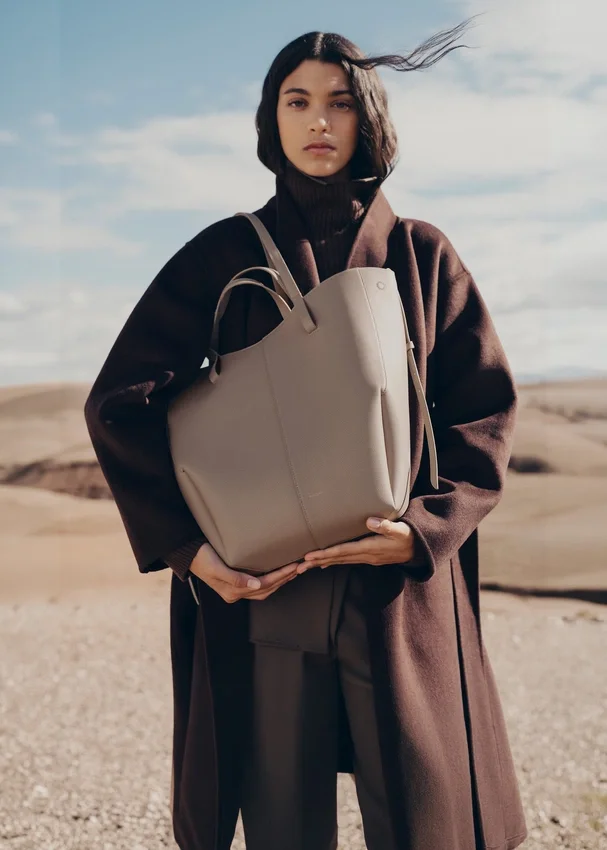 Cyme Tote Edition – teksturowana taupe