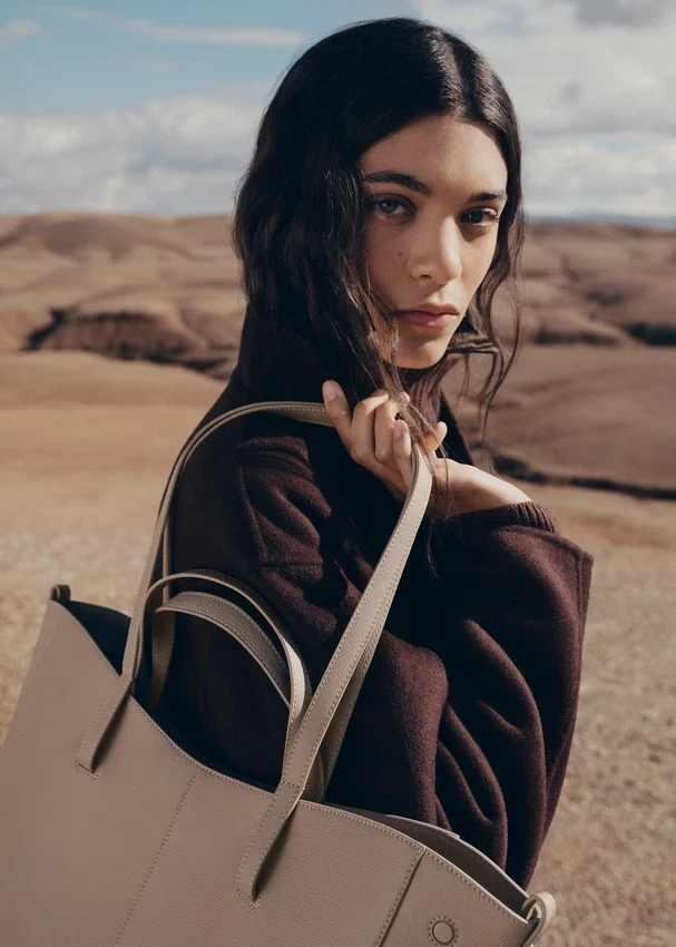 Cyme Tote Edition – teksturowana taupe