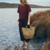 Cyme Tote Edition – teksturowana, w kolorze dymnej oliwki