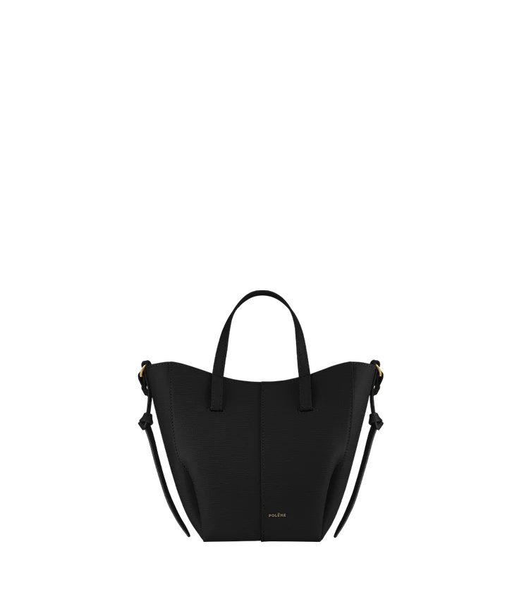 Cyme Tote Nano Edition – teksturowana czerń