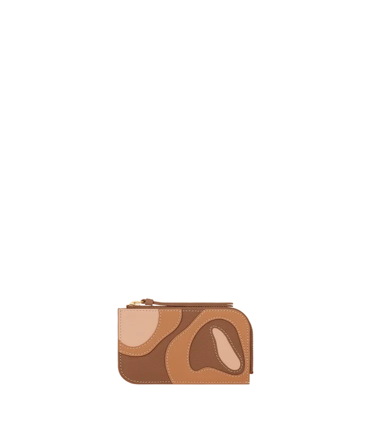 Etui na karty Atla Edition Trio w kolorze camelowym