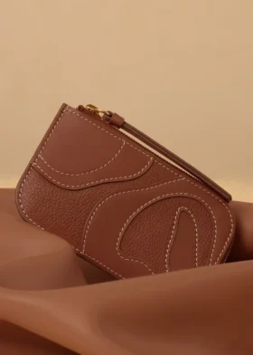 Etui na karty Atla, edycja Duo, kolor koniakowy