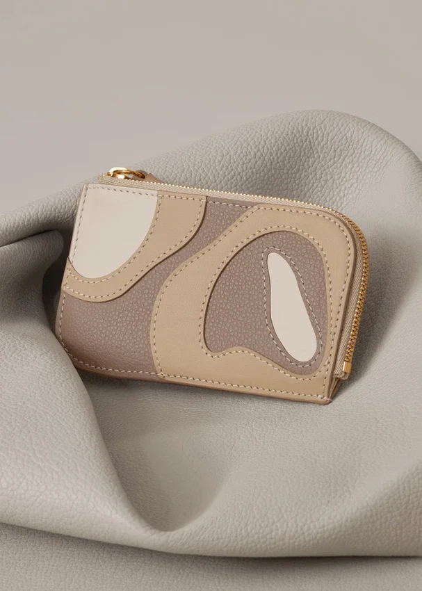 Etui na karty Atla, edycja Trio, kolor taupe