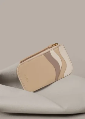 Etui na karty Atla, edycja Trio, kolor taupe