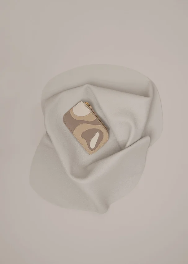 Etui na karty Atla, edycja Trio, kolor taupe