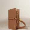Etui na karty Kayé Edition Textured Duo w kolorze camelowym