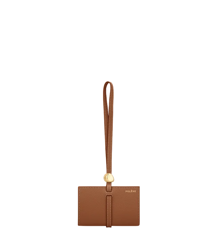 Etui na karty Kayé Edition Textured Duo w kolorze camelowym