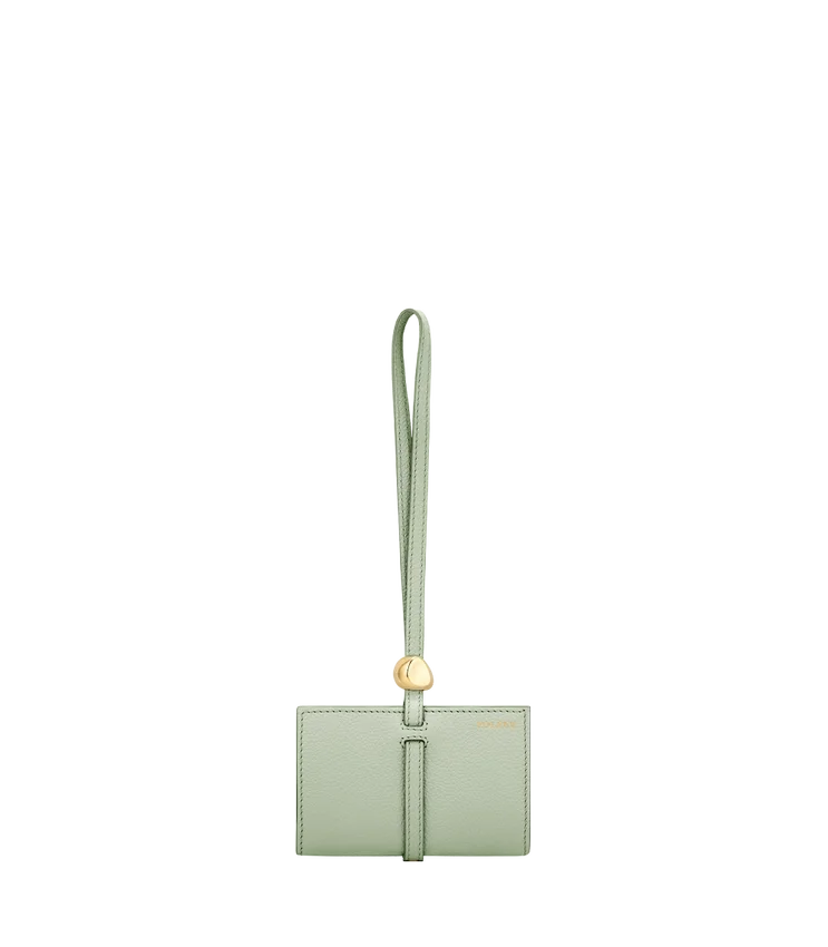 Etui na karty Kayé z serii Textured Duo w kolorze świeżego migdału