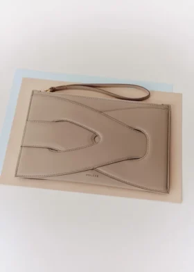 Etui Nodde w kolorze taupe
