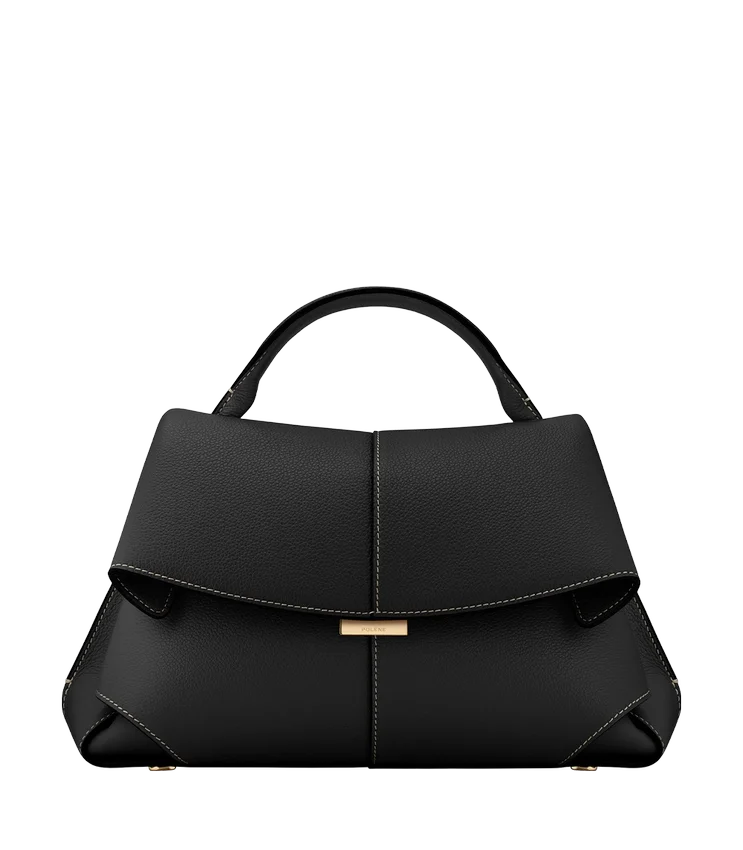 Mokki Edition Textured Black z ecruowymi szwami