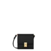 Numéro Sept Crossbody – wersja portfelowa, czarna z fakturą